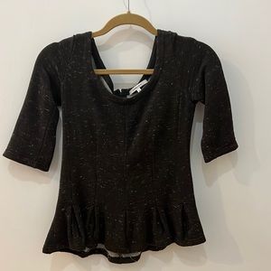Carven Peplum Top Sz S